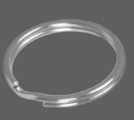 аготовки для брелоков. кольцо витое рифленое д 25 мм